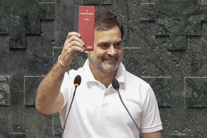 "The masks are off" because RSS wants "Manusmriti", says Rahul is calling for "secular" to be dropped from the constitution