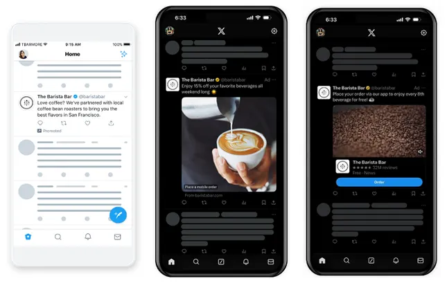 X will be billed for your ads based on your visual size soon