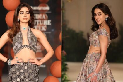 Khushi and Sara at India Couture Week