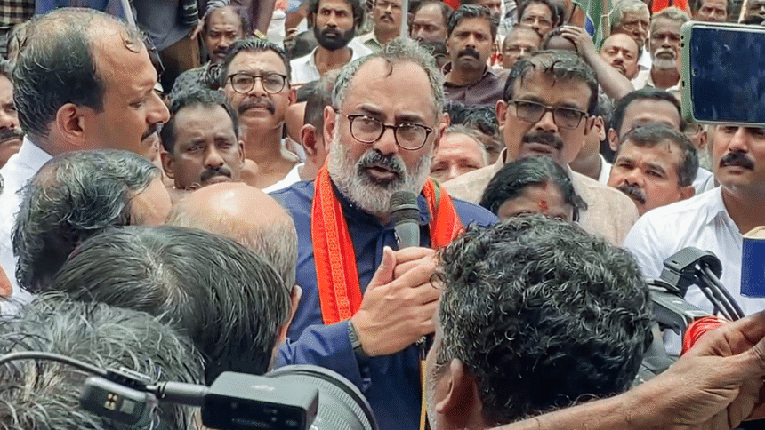 Malayari in Gujarat is shaking the Kerala BJP. Rajeev Chandrasekhar's Un-Sangh Poll Campign