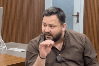 Tejashwi rebuts critics by calling Steve Jobs' Dhirubhai. 'Gyaan aur shiksha alag cheez hai'