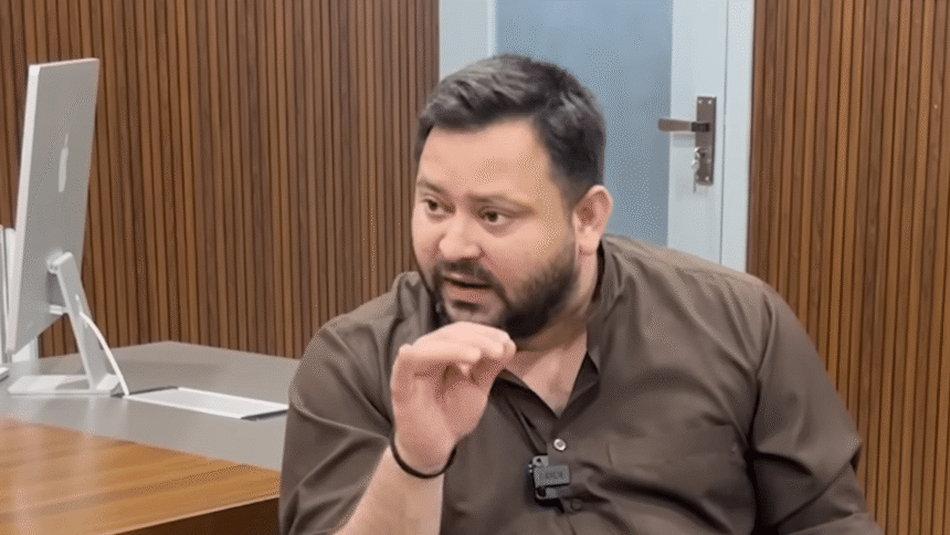 Tejashwi rebuts critics by calling Steve Jobs' Dhirubhai. 'Gyaan aur shiksha alag cheez hai'