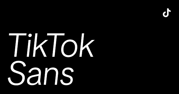 Tiktok's launched its own font to extend its familiar style