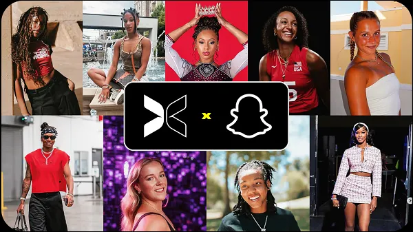 Snapchat partners with TogethXR to help female athletes boost their presence