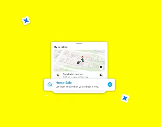 Snapchat adds home safety alerts