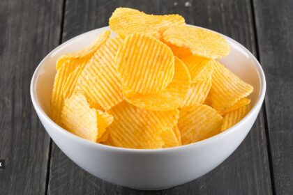 Are certain chips that appear burnt unsafe to eat?