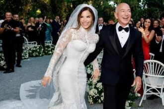 Lauren Sanchez and Jeff Bezos wedding