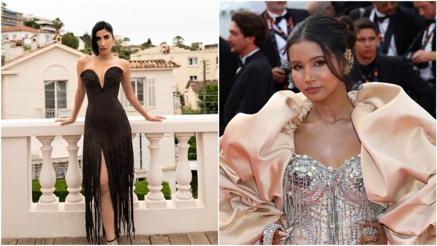 'Malkin' Parul Gulati wears a dress made entirely of hair for her Cannes red carpet debut, cannes red carpet, nancy tyagi
