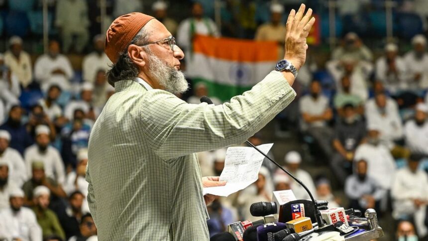 owaisi & rijiju has published "benefits and protection" for minorities under Modi Govt