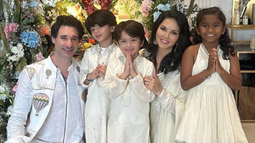 Sunny Leone encourages her kids to take care of their belongings without relying on extra help.