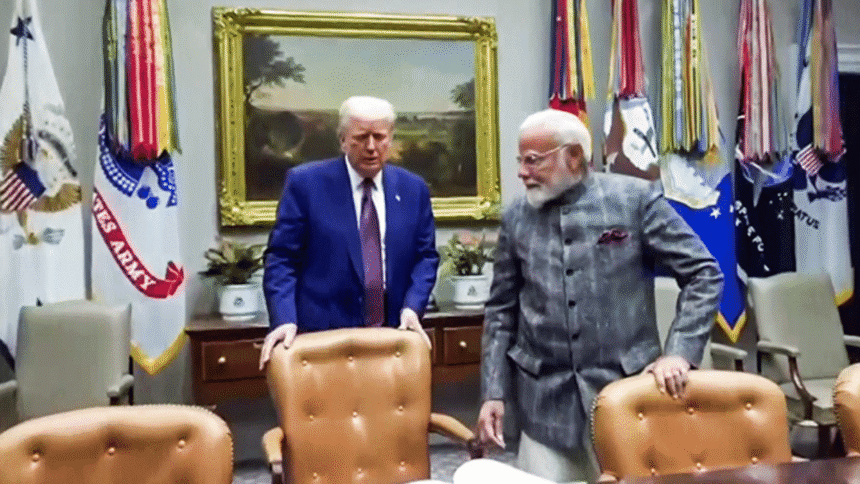 Promoting terrorism and dictatorship in the US world - RSS mouthpiece just a few days after Trump's 50% tariff bomb