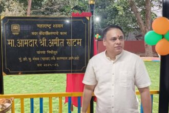 New Mumbai BJP Chief Ameet Satham is a three-time MLA with a corporate background.