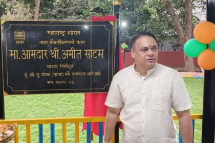 New Mumbai BJP Chief Ameet Satham is a three-time MLA with a corporate background.