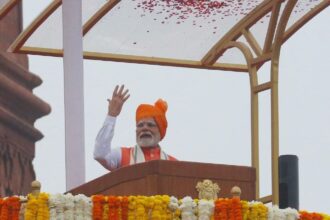 From the walls of the Red Fort, to the RSS for Modi. "100 years old, Golden Chapter"