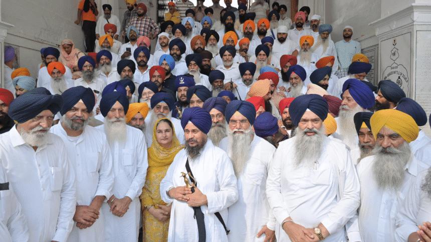 Akal Takht Ex-Jathedar Harpreet Singh takes the reins of the Akali Dal Rebel Faction he created