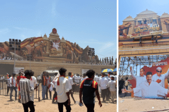 A thousand words worthy cutouts: Why Vijay uses photos of Anadurai & MGR at the TVK conference