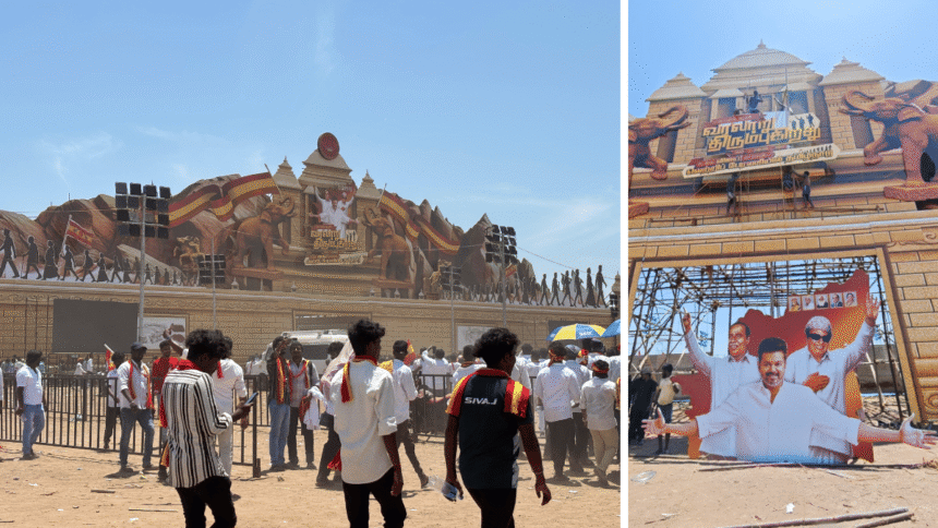 A thousand words worthy cutouts: Why Vijay uses photos of Anadurai & MGR at the TVK conference