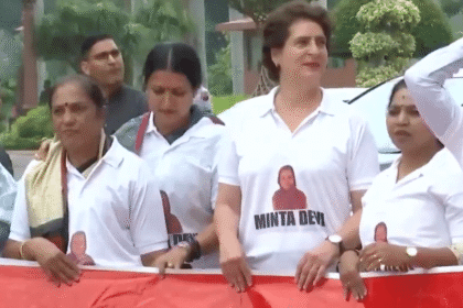 "124-year-old Mintadevi" is the face of the Indian bloc's "voting" protest.