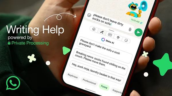 WhatsApp adds AI-powered suggestions to improve DMS