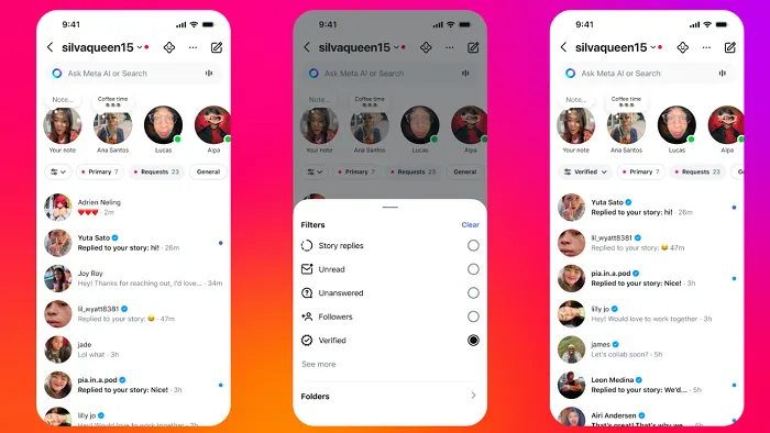 Instagram adds more DM management tools