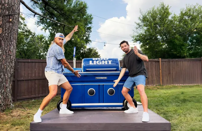Budlight promotes the ultimate tail gating machine with 90s style infomercials