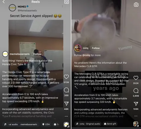 IG Chief says long captions don't increase reach