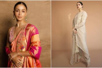 WAVES 2025 kicks off in Mumbai with Shah Rukh Khan, Deepika Padukone, Alia Bhatt, Rajinikanth and more gracing the event. (Source: Diet Sabya, Waves/Instagram)