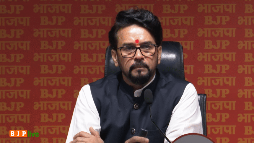 "Dust in your face...": Anurag Thakur applauds back to Rahul's "Voting Chori" on the "Fake Voters" list