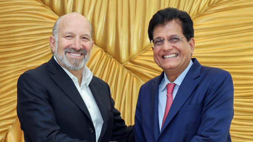 Union Commerce Minister Piyush Goyal visited us on September 22nd to "advance" the trade agreement