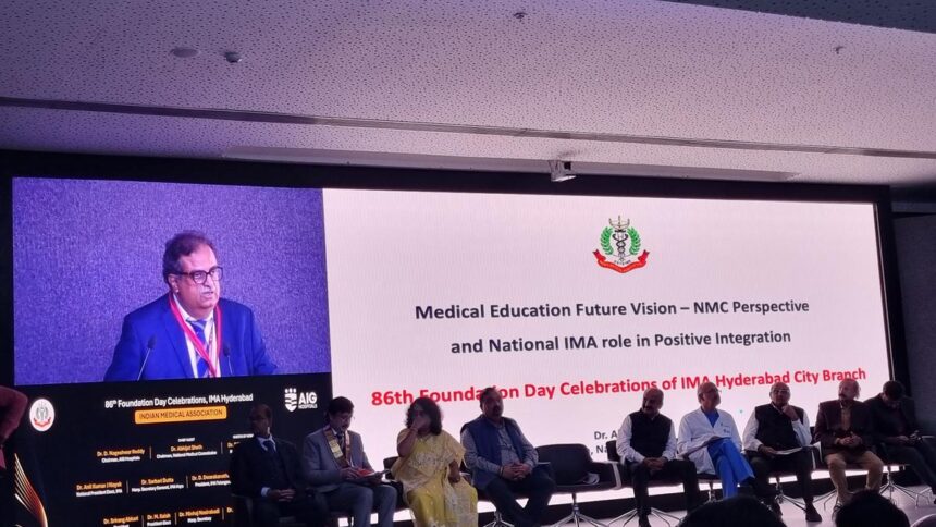 The NMC Chairman said that ensuring quality with the quantity of medical education is India's biggest challenge.