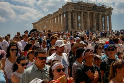 Europe Packed Tourist Hotspots