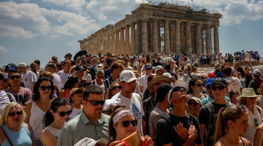 Europe Packed Tourist Hotspots