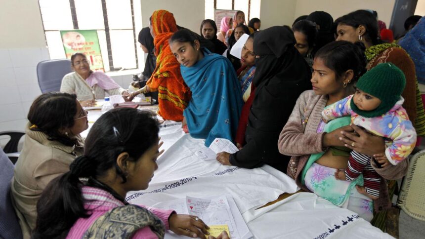India's infant mortality rate is 25 low, down from 40 in 2013