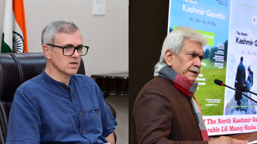 Omar Abdullah Manoj Sinha