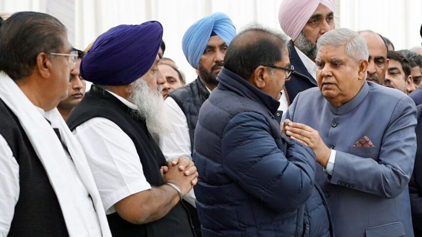 Former VP Dhankhar moves to INLD to Chhatarpur farmer in Abhay Chautala, South Delhi