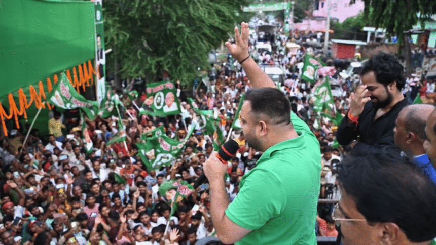 Why Tejashwi avoids sir in Solobi Haryatra?