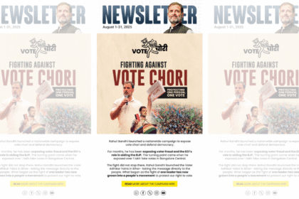 Congress launches newsletter attacking the ECI, BJP with allegations of "voting theft"