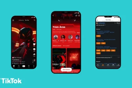 Tiktok offers in-app movie ticket sales with Fandango