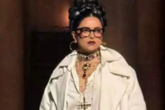 Deepika Padukone opens Sabyasachi’s 25-year anniversary runway show in Mumbai with a stunning monochromatic ensemble, marking her first appearance as a mother.