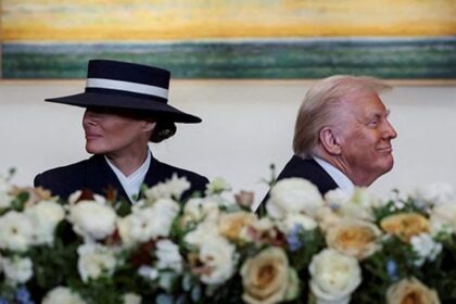 Along with her tightly buttoned coat and high-neck blouse, the hat gave Melania Trump an air of mystery and inaccessibility that was unusual for an inauguration, when the first family is traditionally put on view as the new face of the nation