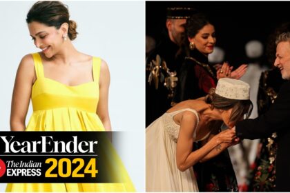 Discover the top 10 fashion moments in India in 2024 (Source: Deepika Padukone/Instagram; Express photo by Chitral Khambati)