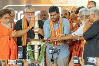 "Protect" Sabarimala, Annamalai Slams Pinarayi, "focusing on politics," and against BJP-led opposition to protect Sabarimala