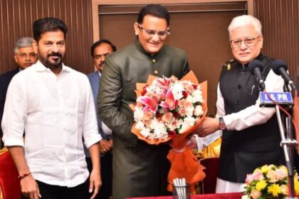 Azharuddin, who has been batting on the Congress pitch since 2009, finally begins his innings as Telangana minister.