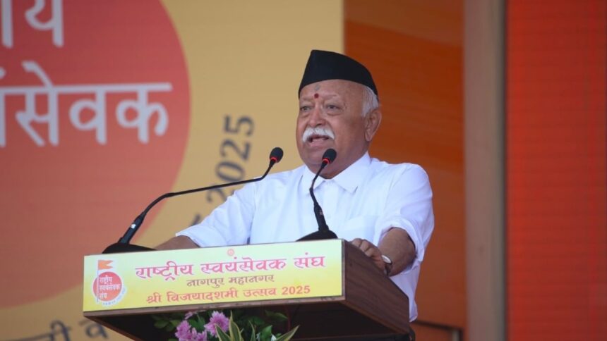 Mohan Bhagwat's Message to Hardlines: Avoid the Strength Show aimed at inducing the community