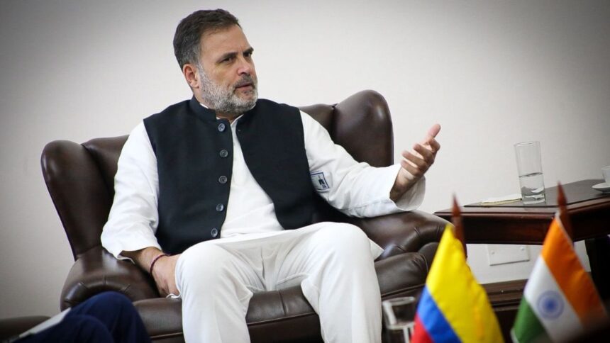 "The ongoing wholesale attacks on democracy in India, corruption is ramping," Rahul said in Colombia