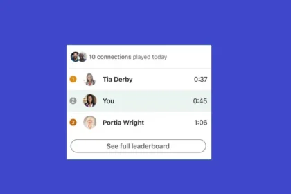 Game leaderboards for LinkedIn connections now available