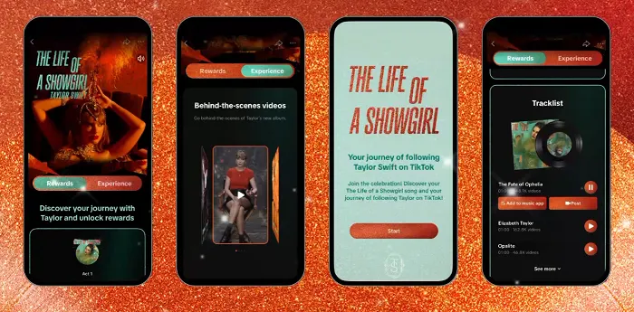 Tiktok announces activation of the release of new albums for Taylor Swift
