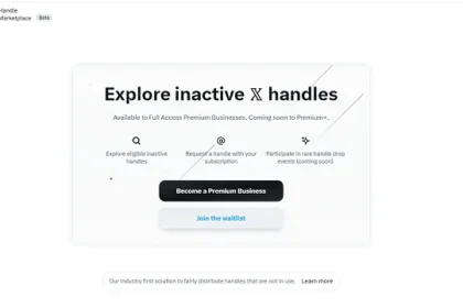 X announces handle marketplace to sell dormant usernames