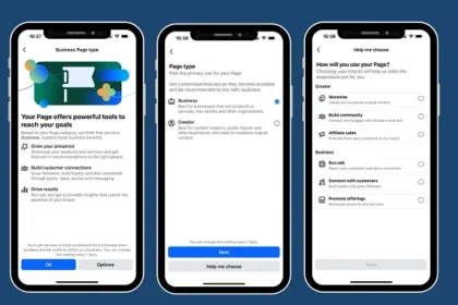 Facebook simplifies the page creation process