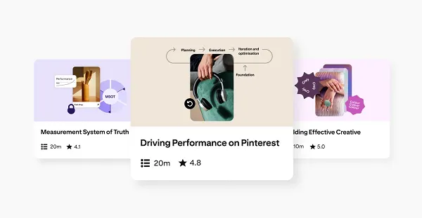 Pinterest adds more to the Pinterest Academy education platform